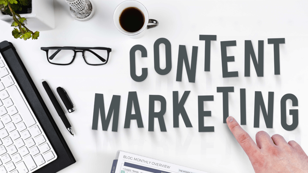 content marketing strategy with blogs videos and digital content for business growth